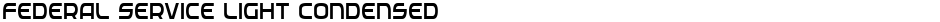 Federal Service Light CondensedDemo