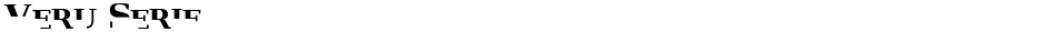 Veru SerifDemo