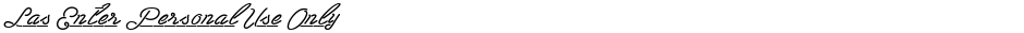 Las Enter Personal Use OnlyDemo