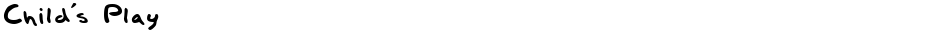 Child's PlayDemo
