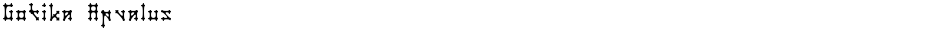 Gotika ApvalusDemo