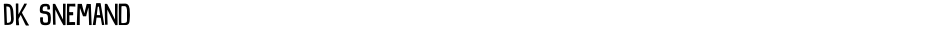 DK SnemandDemo