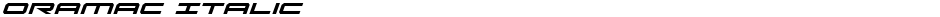 Oramac ItalicDemo