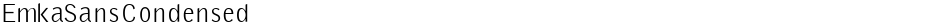 EmkaSansCondensedDemo