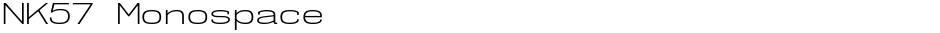 NK57 MonospaceDemo