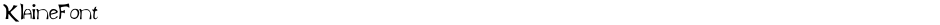 KlaineFontDemo
