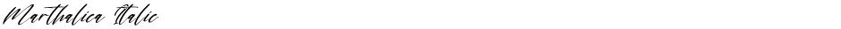 Marthalica ItalicDemo