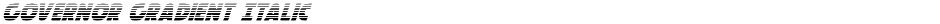 Governor Gradient ItalicDemo