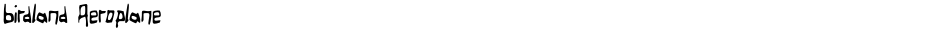 Birdland AeroplaneDemo