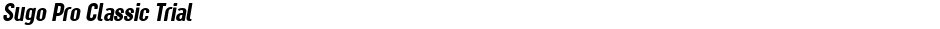 Sugo Pro Classic TrialDemo