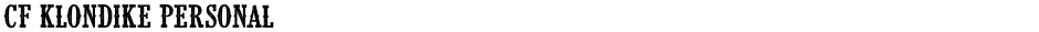 CF Klondike PERSONALDemo