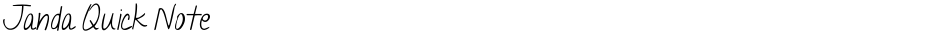 Janda Quick NoteDemo