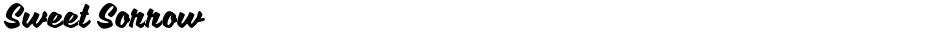 Sweet SorrowDemo