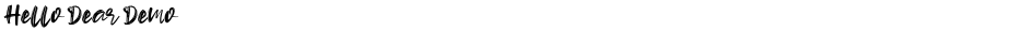 Hello Dear DemoDemo