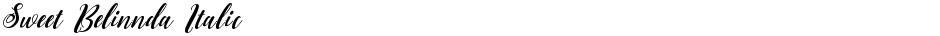 Sweet Belinnda ItalicDemo