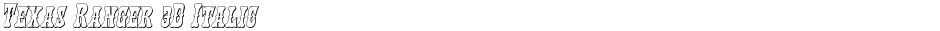 Texas Ranger 3D ItalicDemo