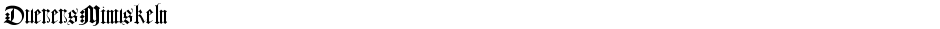 DuerersMinuskelnDemo