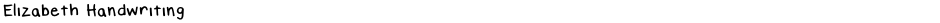 Elizabeth HandwritingDemo