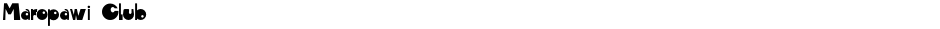 Maropawi ClubDemo