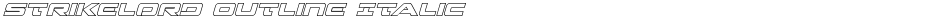 Strikelord Outline ItalicDemo