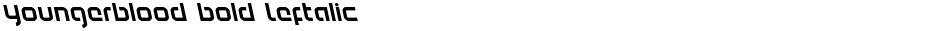 Youngerblood Bold LeftalicDemo