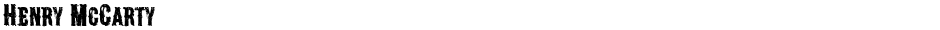 Henry McCartyDemo