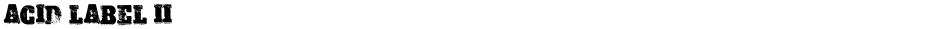 ACID LABEL IIDemo