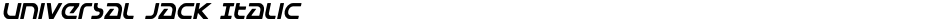 Universal Jack ItalicDemo