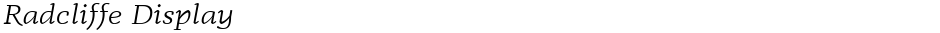 Radcliffe DisplayDemo
