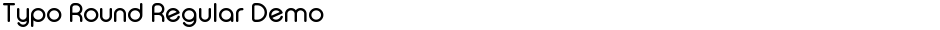 Typo Round Regular DemoDemo