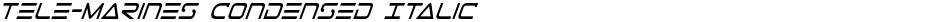 Tele-Marines Condensed ItalicDemo