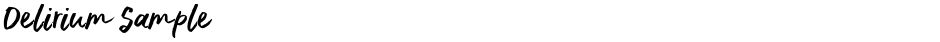Delirium SampleDemo
