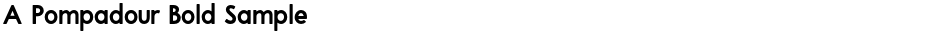 A Pompadour Bold SampleDemo