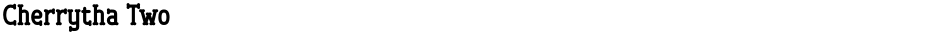 Cherrytha TwoDemo