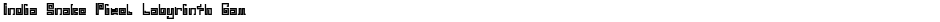 India Snake Pixel Labyrinth GamDemo