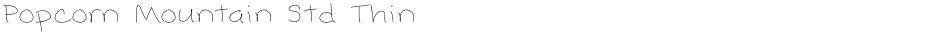 Popcorn Mountain Std ThinDemo