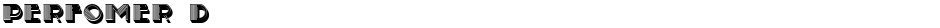 Perfomer 3DDemo