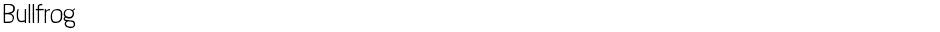BullfrogDemo