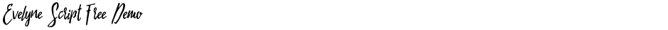 Evelyne Script Free DemoDemo