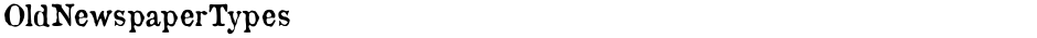 OldNewspaperTypesDemo