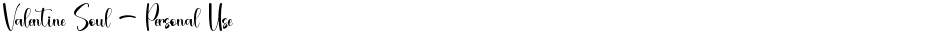 Valentine Soul - Personal UseDemo