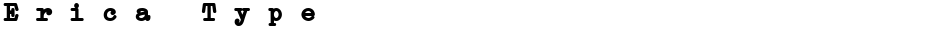 Erica TypeDemo