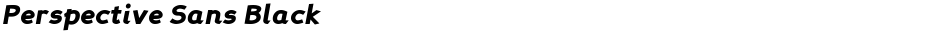 Perspective Sans BlackDemo