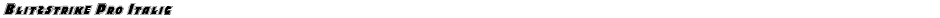 Blitzstrike Pro ItalicDemo