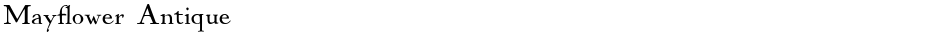 Mayflower AntiqueDemo