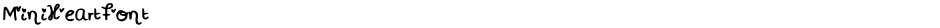 MiniHeartFontDemo