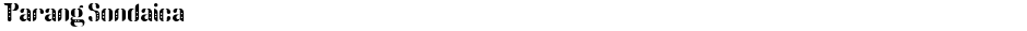 Parang SondaicaDemo