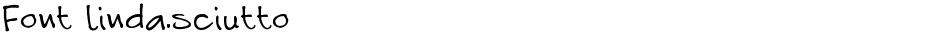 Font linda.sciuttoDemo