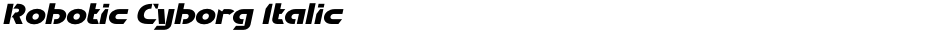 Robotic Cyborg ItalicDemo