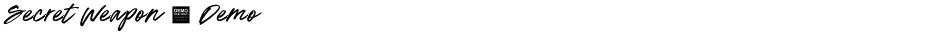 Secret Weapon - DemoDemo